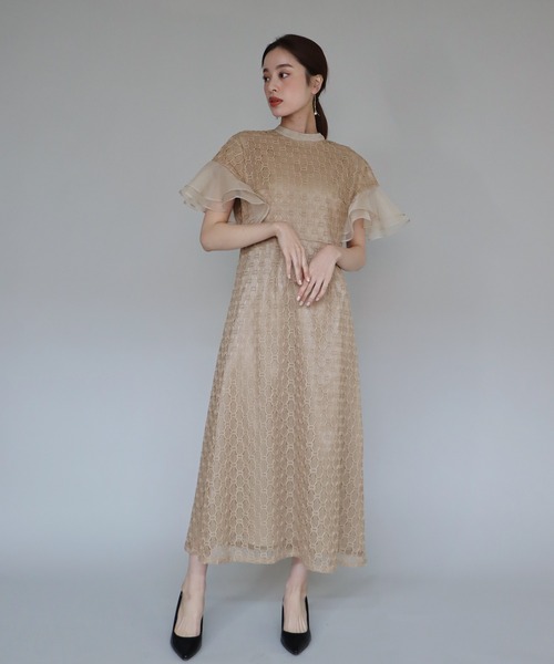「J by blue」 半袖ワンピース SMALL チャコールグレー レディース_画像5