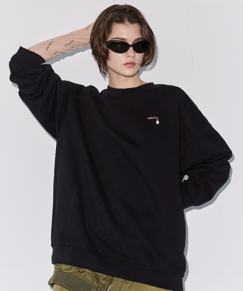 JOSE MOON（ジョゼムーン） トレーナー スウェット PEARL CHAIN SWEAT