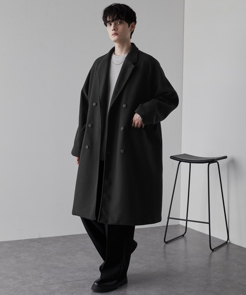 「MONO-MART」 チェスターコート L キャメル メンズ_画像9