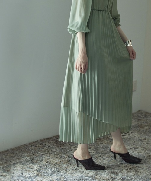 「etoll.」 コンビワンピース M ブルー レディース_画像4