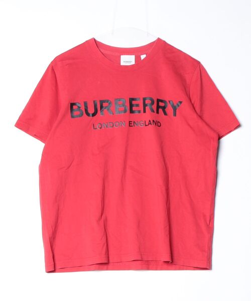BURBERRY（バーバリー） 半袖Tシャツ L レッド メンズ : ZOZOTOWN