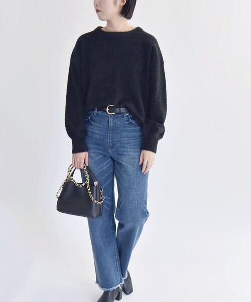 「quaranciel」 長袖ニット ONE SIZE ベージュ レディース_画像3