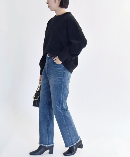 「quaranciel」 長袖ニット ONE SIZE ベージュ レディース_画像4