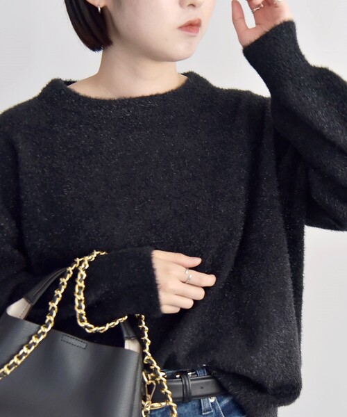 「quaranciel」 長袖ニット ONE SIZE ベージュ レディース_画像8