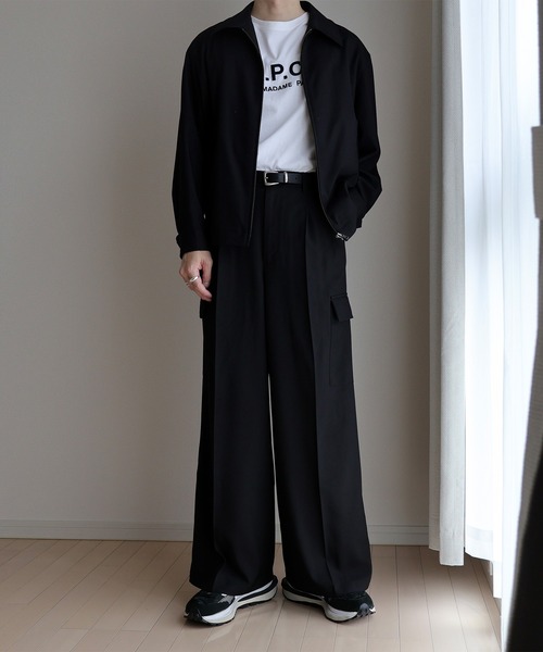 「CALLNE」 スラックス L ブラウン メンズ_画像3