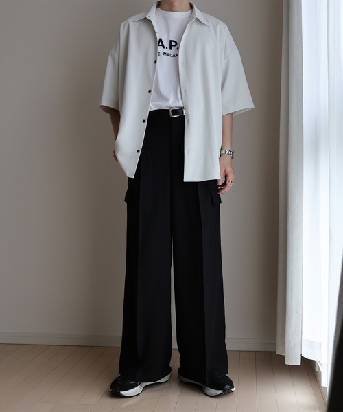 「CALLNE」 スラックス L ブラウン メンズ_画像5