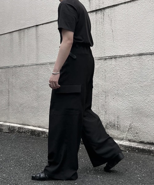 「CALLNE」 スラックス L ブラウン メンズ_画像7
