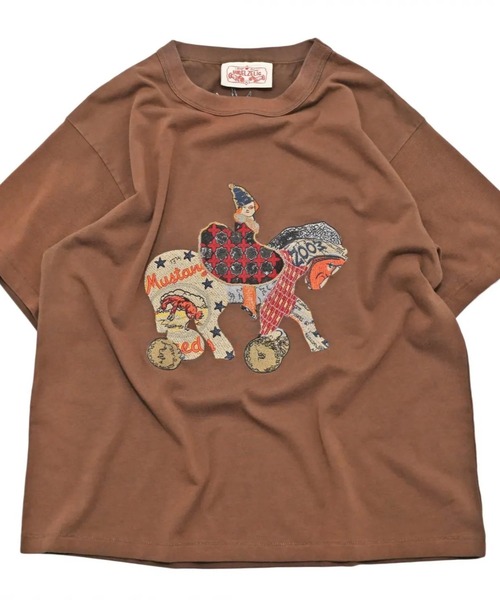 samuel zelig tシャツ Collage Horse Tee メンズ レディース