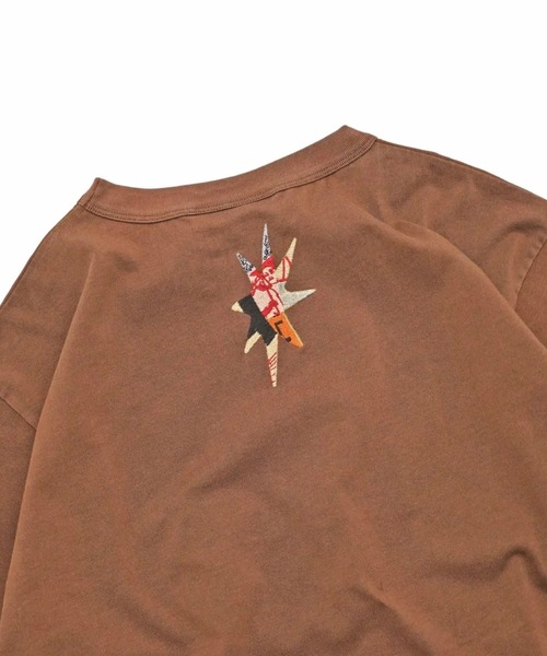 haruxFRAMeWORK コラボロゴTEE 2 ブラウン FR2 x Capsule Embroidery Souvenir Tee Brown FRC3572