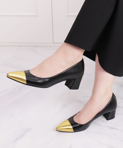 「artemis by DIANA」 パンプス 23.0cm ブラック レディース_画像4