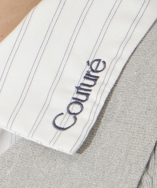 AND COUTURE（アンドクチュール） カーディガン シャツレイヤード風