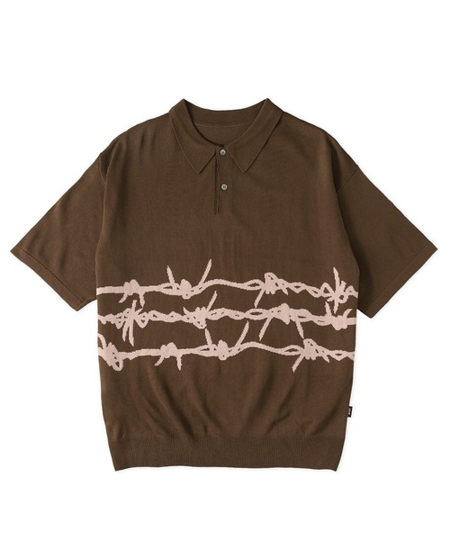 「FTW」 半袖ポロシャツ LARGE チャコール メンズ_画像2