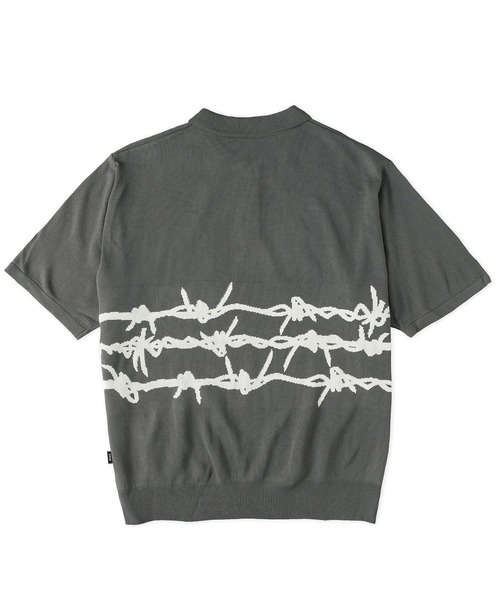 「FTW」 半袖ポロシャツ LARGE チャコール メンズ_画像7