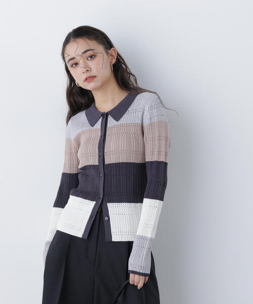 ナチュラルビューティ  新品、未使用 楽天市場】【SALE／50%OFF】[洗える]襟付きニット NATURAL BEAUTY