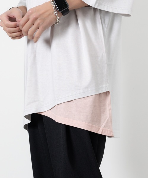 「ato」 半袖Tシャツ 46 ピンク メンズ_画像5