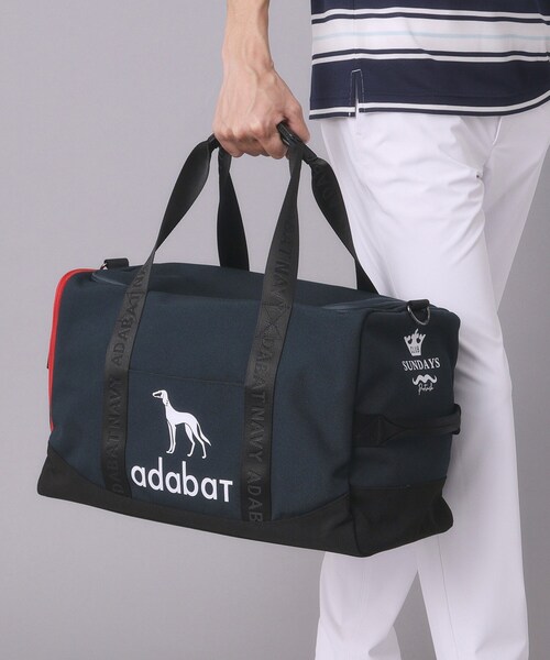 【新品】adabat アダバット ボストンバッグ 大容量 旅行 2way adabat（アダバット） ボストンバッグ 「ADABAT NAVY」ボストンバッグ