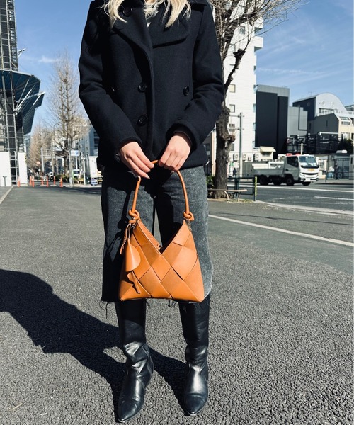 トートバッグ HERB/Intrecciato 2Way Bag/イントレチャートツーウェイ 