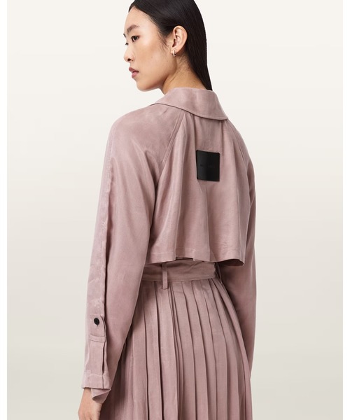 トレンチコート コート LIZIE DOUBLE BREASTED TRENCH COAT | LIZIE ダブル ブレスト トレンチ コートの画像