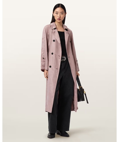 トレンチコート コート LIZIE DOUBLE BREASTED TRENCH COAT | LIZIE ダブル ブレスト トレンチ コートの画像