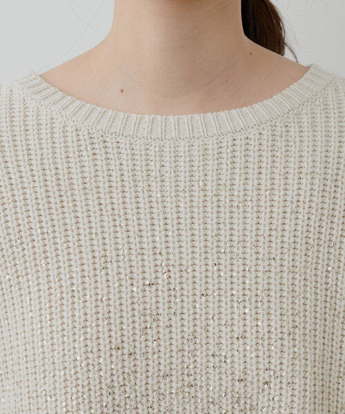 「natural couture」 長袖ニット FREE ピンク レディース_画像9