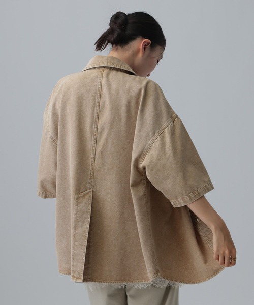 ブラウス シャツ デニムBIGシャツ/SS　639528「KKfashion紹介アイテム」 レディースの画像