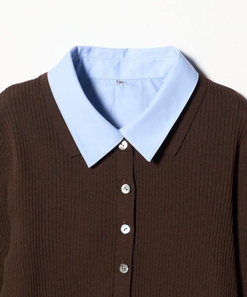unitedarrows レディポロコンビニット UNITED ARROWS（ユナイテッドアローズ） ニット セーター 7分袖 シャツ