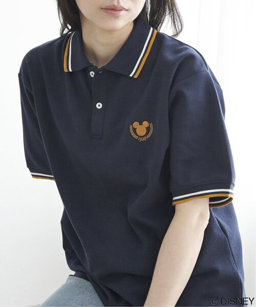 VENCE EXCHANGE ポロシャツ Mickey Mouse ミッキーマウス 鹿の子