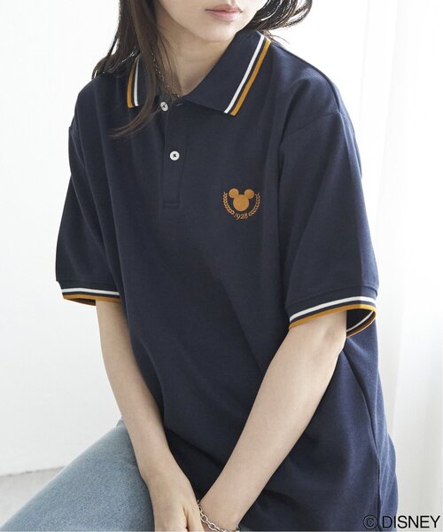 VENCE EXCHANGE ポロシャツ Mickey Mouse ミッキーマウス 鹿の子