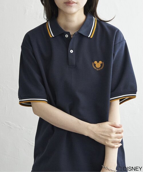 VENCE EXCHANGE ポロシャツ Mickey Mouse ミッキーマウス 鹿の子