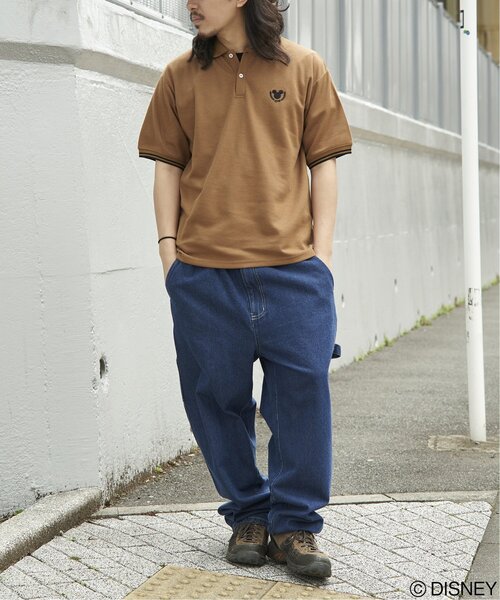VENCE EXCHANGE ポロシャツ Mickey Mouse ミッキーマウス 鹿の子