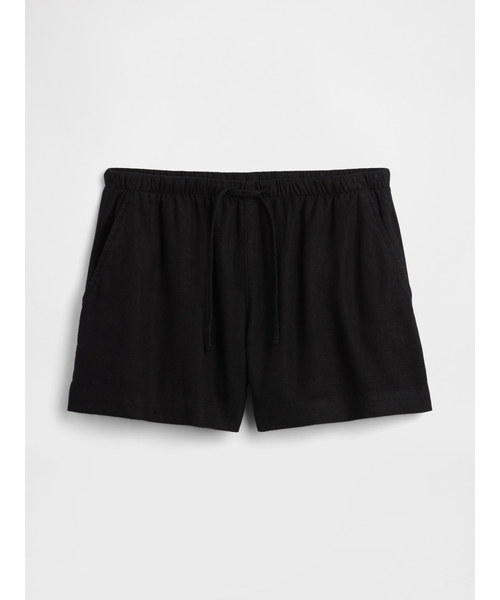 GAP（ギャップ） パンツ 4インチ プルオン リネンブレンド ショート
