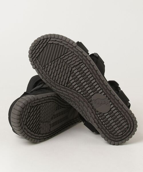 「SHAKA」 フラットサンダル 24cm ブラック レディース_画像3