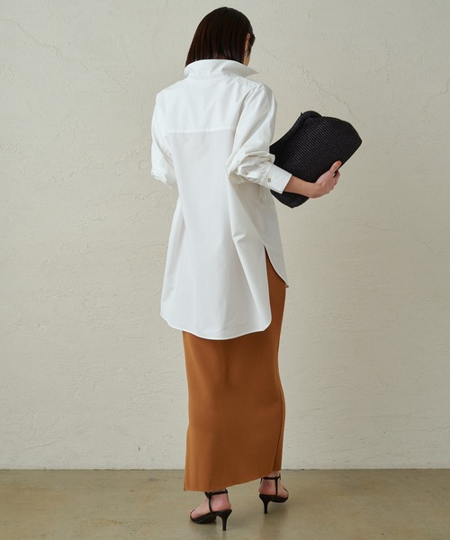 「LOUNGEDRESS」 長袖シャツ FREE ベージュ レディース_画像4