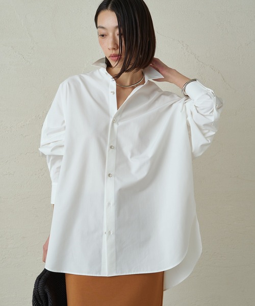 「LOUNGEDRESS」 長袖シャツ FREE ベージュ レディース_画像7