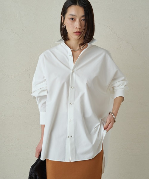 「LOUNGEDRESS」 長袖シャツ FREE ベージュ レディース_画像8