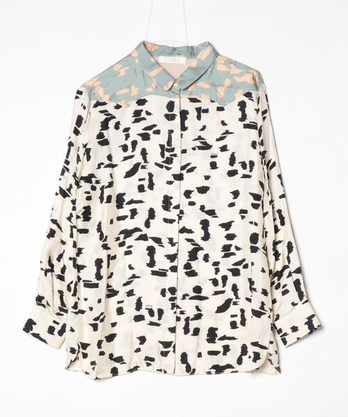 Chloe（クロエ） シルク 長袖シャツ 36 ベージュ レディース 