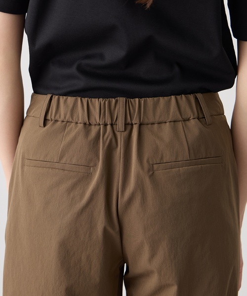 パンツ ストレッチワイドパンツ「接触冷感・後ろウエストゴム」 レディースの画像