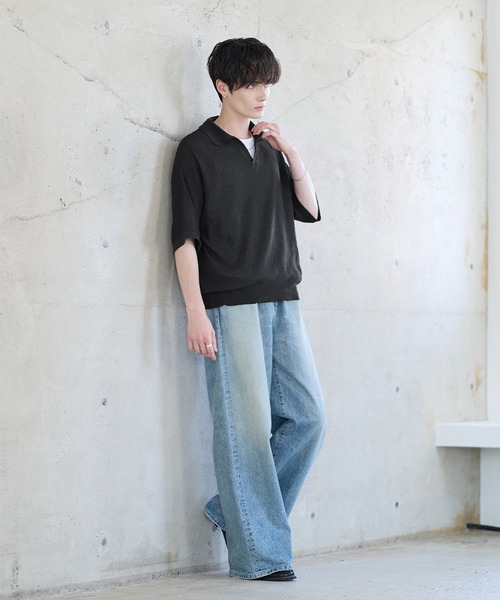 ASTRONOMY サマーニット セーター ニット SHEER SKIPPER SHORT-SLEEVE