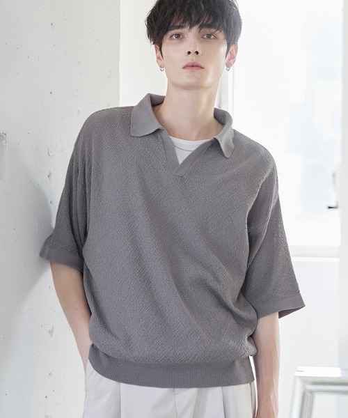 ASTRONOMY サマーニット セーター ニット SHEER SKIPPER SHORT-SLEEVE
