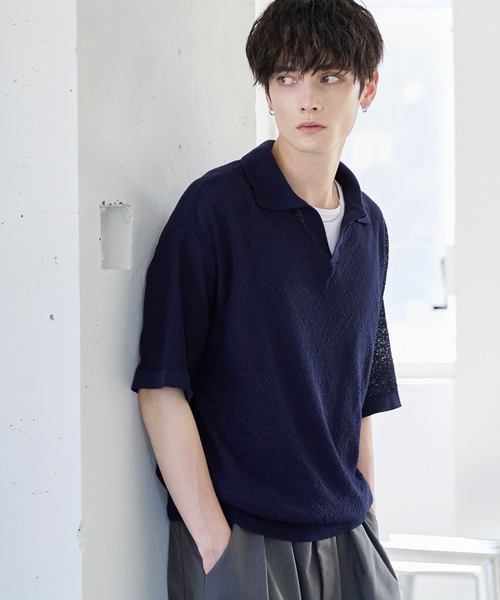 ASTRONOMY サマーニット セーター ニット SHEER SKIPPER SHORT-SLEEVE