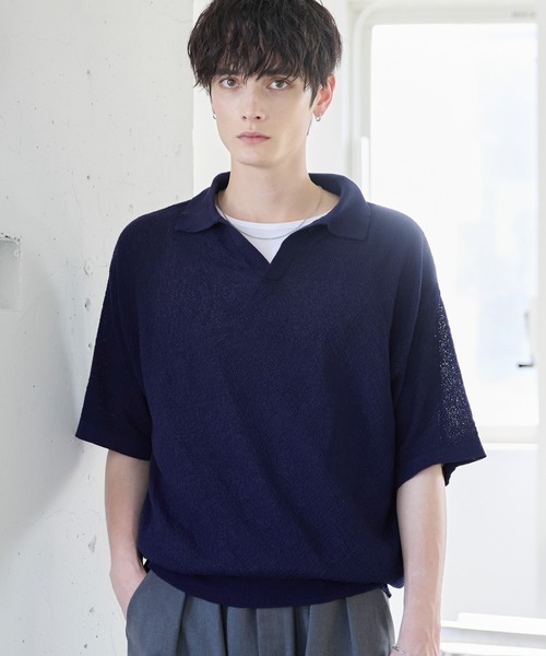 ASTRONOMY サマーニット セーター ニット SHEER SKIPPER SHORT-SLEEVE