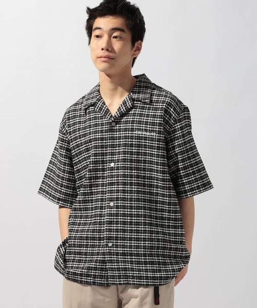 【美品】WINDOWSEN ウインドーセン 半袖 ダメージ加工 シャツ L Carhartt WIP（カーハートワークインプログレス） シャツ 半袖