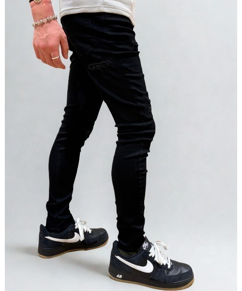 Cook jeans（クックジーンズ） パンツ ダメージ加工スキニーパンツ 