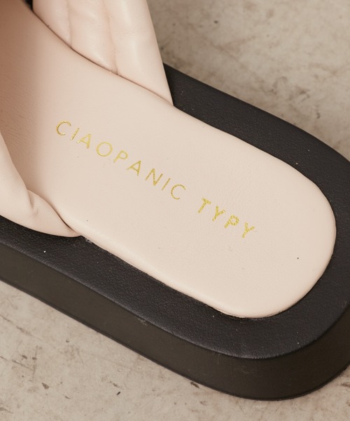 「CIAOPANIC TYPY」 フラットサンダル MEDIUM アイボリー レディース_画像6