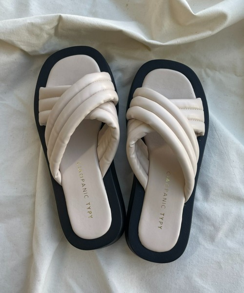 「CIAOPANIC TYPY」 フラットサンダル MEDIUM アイボリー レディース_画像8