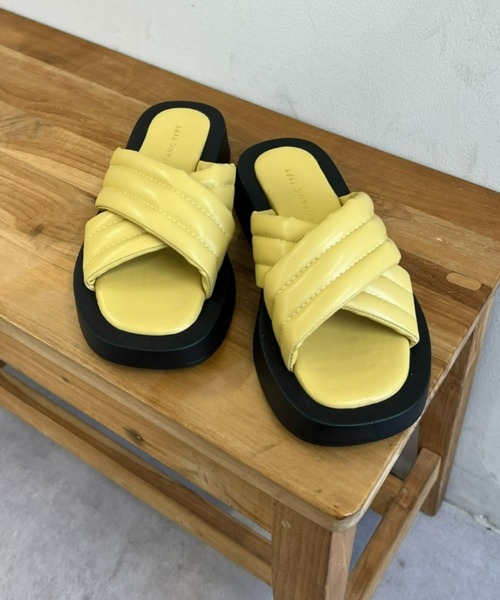 「CIAOPANIC TYPY」 フラットサンダル MEDIUM アイボリー レディース_画像9