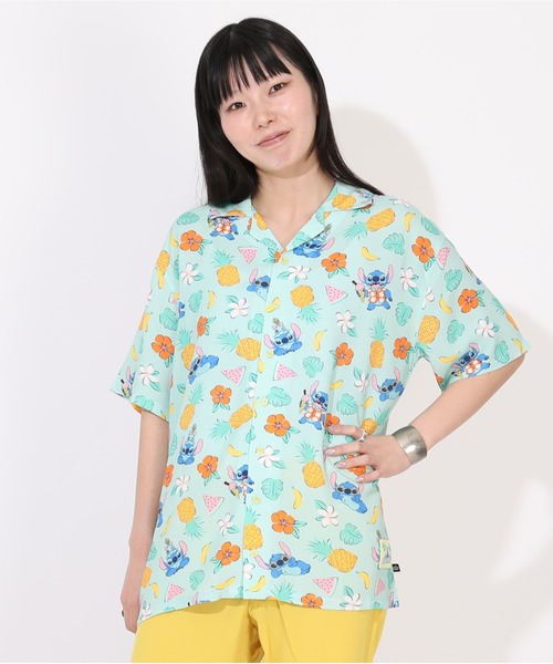Disney（ディズニー） アロハシャツ シャツ 半袖 親子お揃い アロハ総