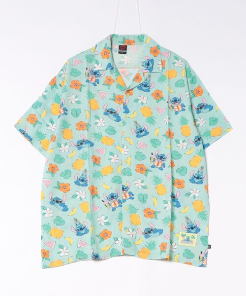 Disney（ディズニー） アロハシャツ シャツ 半袖 親子お揃い アロハ総