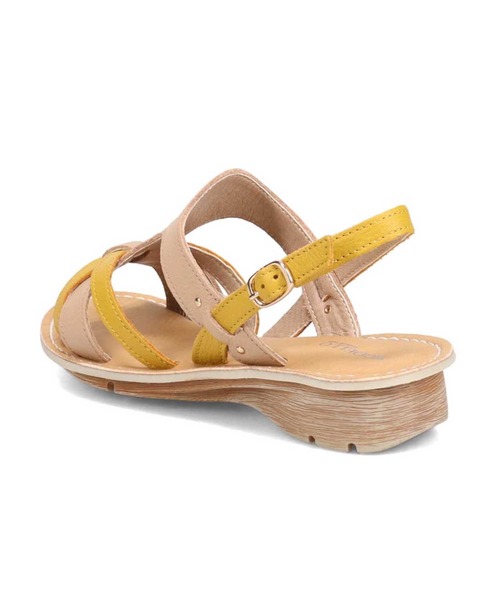 サンダル 「MODELLO」バックストラップ フラットサンダル 軽量
