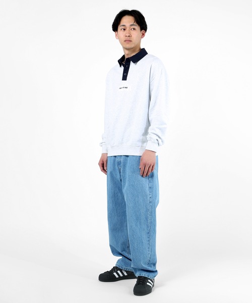 「HUF」 デニムパンツ 36inch ブラック メンズ_画像8